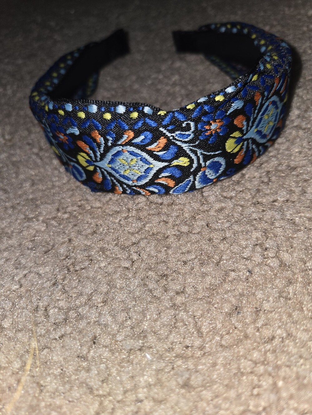 Colorful Boho Jacquard Ribbon Trio - Red, Blue, Handmade Get 1.  Hair1 - Picture 6 of 11